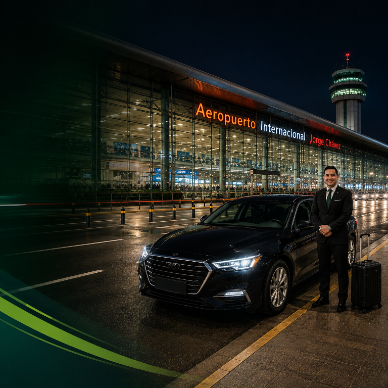 Taxi Ejecutivo Aeropuerto Lima - Vehículo de lujo en el aeropuerto Jorge Chávez